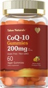 CoQ10 Gummies CLAS124; 200 mg CLAS124; 60 Count CLAS124; Natural Mango Ananas Flavor CLAS124; Vegan, Non- GMO, Gluten Free CLAS124; od Carlyle