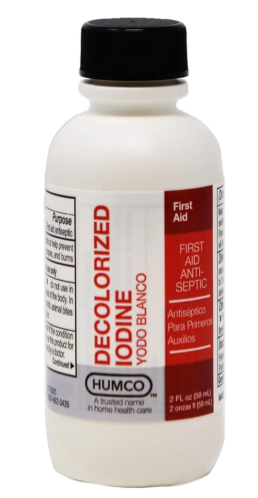 Humco - 120792001 Jodides Tinctuur, Ontkleurd, 2 oz