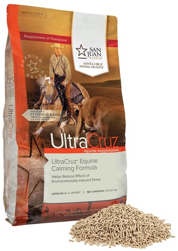 [BRSWKY3RAF7G2FI7] UltraCruz® Equine Calming Supplement, 12 lb