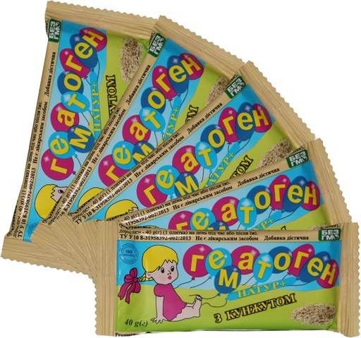 [BRSWGBQPO56WMYA2] Гематоген 40g (1.4 Oz) (с Sesame x5 pcs)