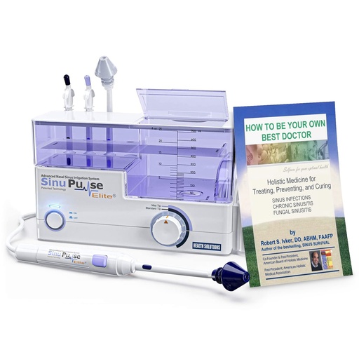[BRSWYGQDCF6ROALK] SinuPulse Elite Advanced Nasal Irrigation System, Pulsating Nasal Congestion Relief & Sinus Rinse Machine, More Effective Than Neti Pot, Nose Spray or Nasal Wash Bottle, with 30 SinuAir Packets