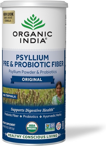 [BRSWY2Q2AB4GAHLA] ORGANIC Psyllium Husk Powder - Pre & Probitic Fiber Phụ, Psyllium Husk, Whole Psyllium Husk Powder Powvaored, Diary Fiber, USADA Biber, Gluten - 10 Oz