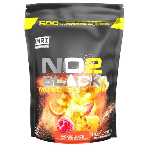 [BRSROEL2OUPWG3DL] MRI NO2 Black Nitric Oxide Supplement for Pump, Muscle Growth, Vascularity & Energy - Powerful Stim-Free Pre-Workout with Citrulline (30 Servings) (Jacked Juice)