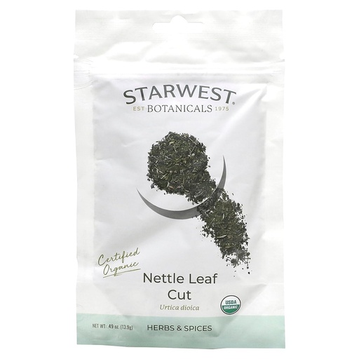 [BRSRO2QPAUOWG2TA] Starwest Botanicals Nettle Leaf Cut, 0.49 oz (13.9 g)