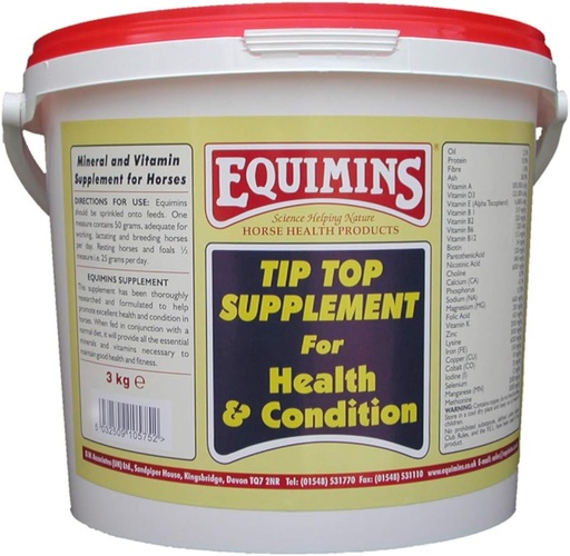 [BRSWIYI5B55WECD6] Horse Supplement Tip Top Powder 3kg Tub