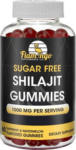 [BRSROCAEA4NQ2HI7] Sugar Free Shilajit Gummies (1000mg Serving)- Natural Himalayan Organic Fulvic Acid Shilajit Supplement for Men and Women -60 Gummy Chews