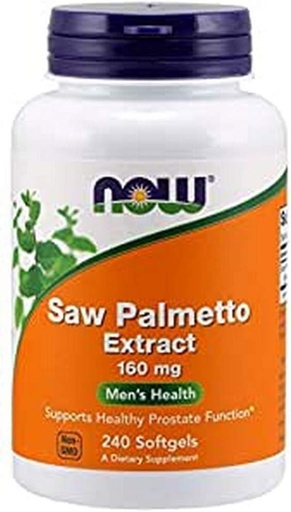 [BRSWIZAAOR5RGELU] NOW Foods - Saw Palmetto Extract 160 mg. - 240 Softgels