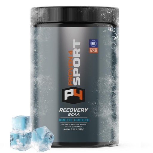 [BRSWYGLYCAFAG3LV] BCAA Recovery Powder – NSF Certified for Sport – 5g Branched Chain Amino Acids 2:1:1, Electrolytes, Glutamine & Citrulline Malate - Caffeine-Free Post-Workout - 30 Svgs (Arctic Freeze)