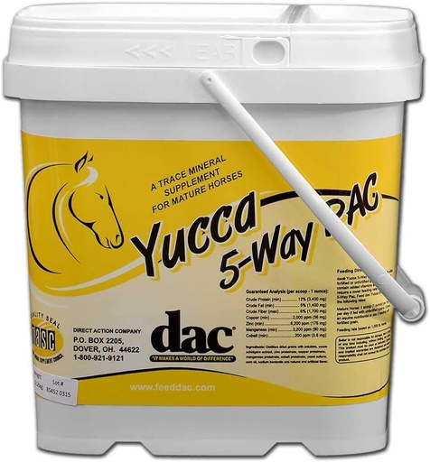 [BRSWGCYNDEPBMEY6] DAC Yucca 5 Way Pac for Horses - 5 lb