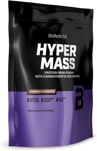 [BRSWIGYQCANBCDTK] Biotechusa Hyper Mass 5000 viktökare Mass 1000g - Choklad