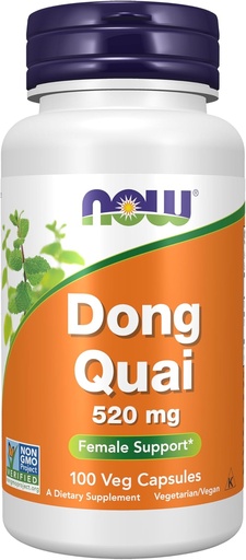 [BRSWIYQDBVYWYELM] NOW Supplements, Dong Quai (Angelica sinensis) 520 mg, Female Support*, 100 Veg Capsules