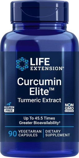 [BRSWYZTRBAOWECLF] Life Extension Curcumin Elite Turmeric Extract, 90 Veg Capsules