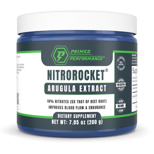 [BRSRMAQ6CBYBSDT2] NitroRocket Nitric Oxide Supplement – Boost Circulation, Blood Flow, Endurance & Energy – Plant-Based Nitrate Booster for Men & Women – 200g Powder