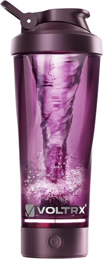 [BRSRAGA7C5YGCE3X] VOLTRX Premium Електричний протеїн Shaker пляшки, виготовлений з Tritan - BPA Free - 24 oz Vortex Portable Mixer Cup/USB C акумуляторні чашки для протеїнів