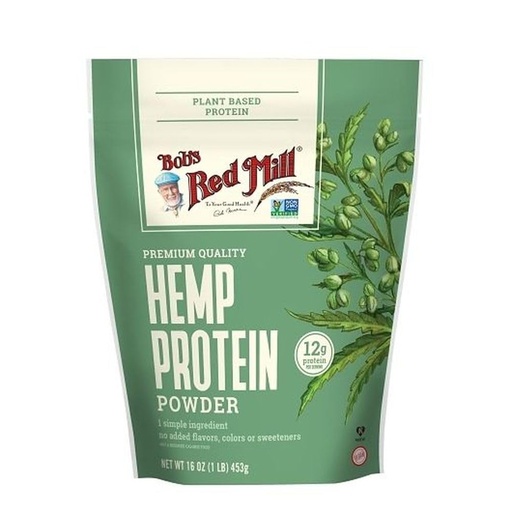 [BRSWIYILOMNB6HYV] Bob's Red Mill Hemp Protein Powder, 16oz (Pack of 4) - Non GMO, Vegan, Paleo Friendly, Keto Friendly, Kosher