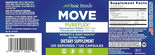 [BRSRAGQOPMPQAF33] Marcas básicas Glucosamine Chondroitin 120CT