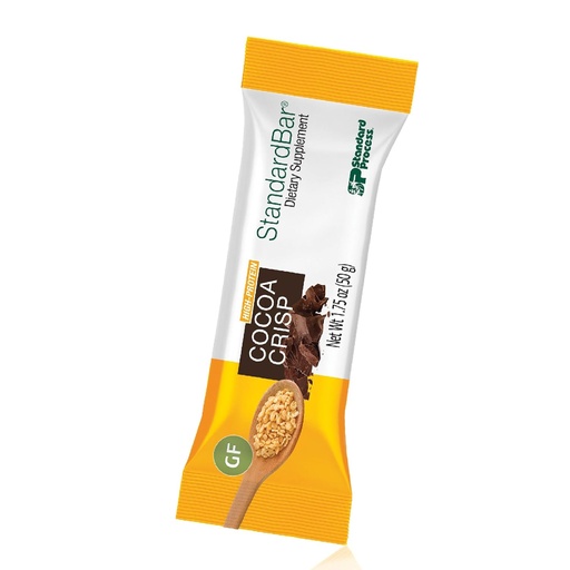 [BRSWIYYMOADGKF3C] Standard Process StandardBar - Food Bar for Daily Energy Support - Nutrition Bar with Carbohydrates & Protein - Workout Snack Bar - Cocoa Crisp, 18 Pack