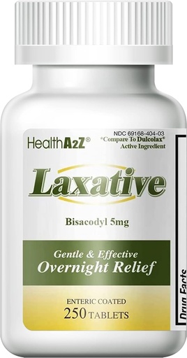 [BRSWGGQHABYBUCLU] HealthA2Z Laxative Bisacodyl 5mg tención 250 Condes ← Gentle y Fast Overnight Relief for Constipation