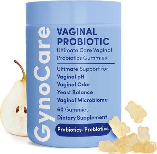 [BRSRAEIFCIHBSALD] Vaginal Probiotics pH Balance Gummies For Women | Prebiotics and Probiotics for Women | Female Vaginal Supplement for ph Balance and Vaginal Health | Vaginal Odor Control 60 Gummies
