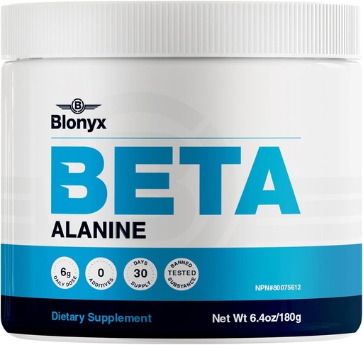 [BRSWKZI2BEEAOFDY] Phụ Beta-Alanine - Tăng cường sức chịu đựng và làm việc, 6g Daily Dose, 30 ngày cung cấp