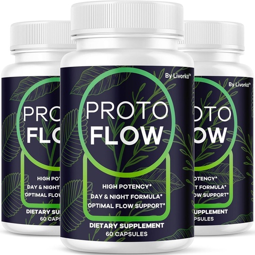 [BRSRABI5OYNGGH3L] LIVORKA (3 Pack) Proto Flow - Proto Flow Support, ProtoFlow, ProtoFlow Reseñas, ProtoFlow Formula, Proto Flow Male Capsules, Proto Flow Suplemento para Hombres, Proto Flow Pills, 180 cápsulas para 3 meses
