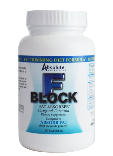[BRSWIYQPCJYRED3G] Absolute Nutrition FBlock Xtra Fat Absorber, Diet Formula, 90 Capsules