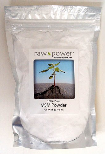 [BRSWIZI4BJ5GIGD2] Raw Power MSM Powder, 100% Pure, (16 oz, Made in The USA)