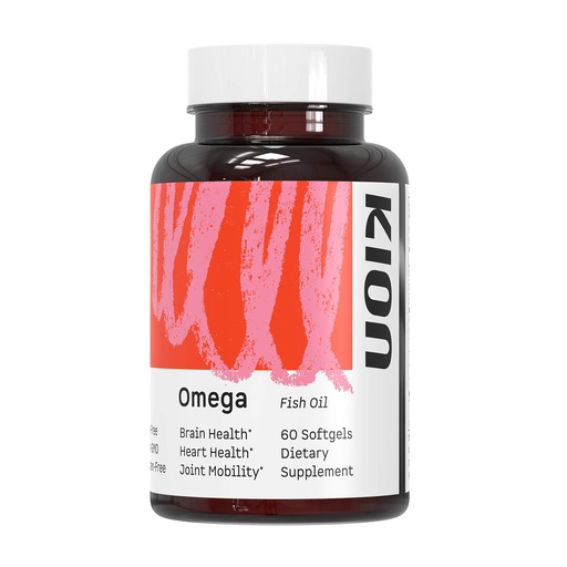 [BRSWYHD2AEHRMD3D] Kion Omega - Omega 3 Fatty Acid Supplements - DHA Supplements - Mini Fish Oil Softgels - Omega 3 DHA EPA Fish Oil Pills - Fish Oil 1,000 mg - 30 Servings