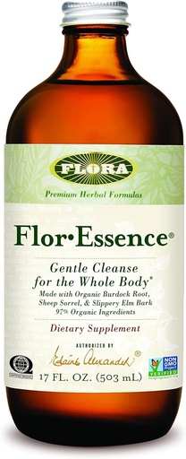 [BRSWIY3ZAYGWO3YV] Flora Health Flor- Essence Liquid Tea Blend - Senovės 8 -Herb Formulė - Natūralus viso kūno valymas & Detox - Organinės sudedamosios dalys - Pure Vegan Formulė - Varškės šaknys, Sorrel, Slippery Elm, Kelp - 500ml