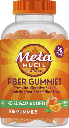 [BRSRAHY5OIBQKALU] Metamucil, Fiber Gummies, 105 Count