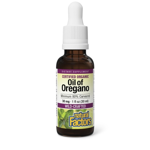 [BRSWIYACCUHB4YD6] Natural Factors Oil of Oregano - Liquid Antioxidant Support Supplement for Immune Support - Easy Swallow Health Supplement with Non-GMO & Gluten-Free Formula - 1 fl oz