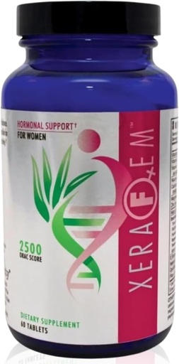 [BRSWIHL4CMGAO3AZ] Youngevity XeraFem – Hormonal Support for Women with Vitamins, Minerals, Maca Root, and Grapeseed Extract – Supports Hormonal Balance and Immune Health – 60 Tablets