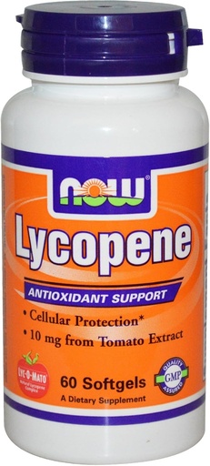 [BRSWIYQGCAJROCDY] Now Foods Lycopene 10 mg - 60 Softgels