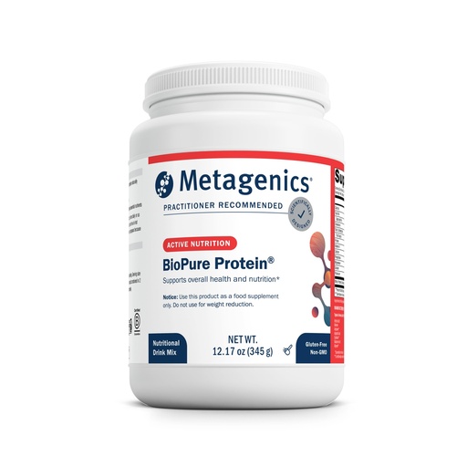 [BRSWIYYMAAJR6F3G] Metagenics BioPure Protein - Whey Protein Powder with Immunoglobulins - 16 g Protein - with Serine, L-Histidine & Magnesium - Non-GMO & Gluten-Free - 12.17 oz