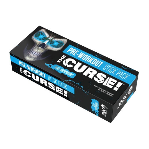[BRSREZAEBENAE2TV] JNX SPORTS The Curse! Blue Raspberry Pre Workout Powder with Creatine – Extreme Energy Preworkout for Men & Women – 5 Servings – L Citrulline, Beta Alanine & Caffeine for Pump, Strength & Focus