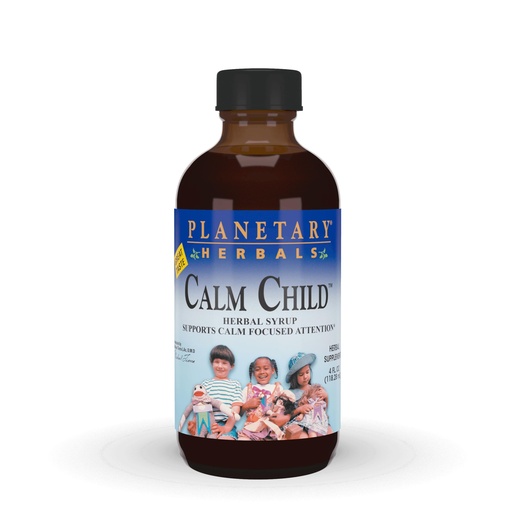 [BRSWIYTYCUPQMC3E] Planetary Herbals Calm Child Herbal Syrup - Includes Soothing Botanicals Chamomile, Lemon Balm, Catnip & More - 4oz
