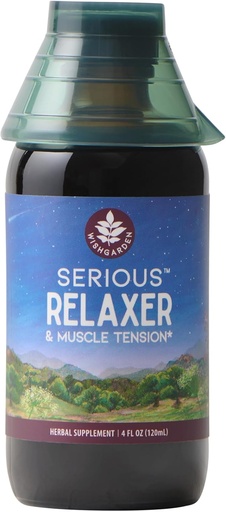 [BRSWIGDROEEACELI] WishGarden Herbs Serious Relaxer & Muscle Tension - All-Natural Muscle Relaxation Herbal Supplement with Wild Lettuce & Wood Betony, Releases Muscle Tension, Relax Muscles & Muscle Discomforts, 4oz