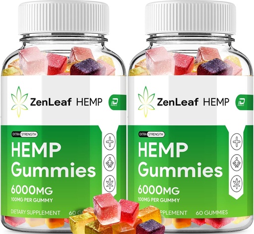 [BRSRAYL7OIHA2F3H] Zen Leaf Hemp Gummies - with Hemp Seed Extract ZenLeaf Hemp Gummies Tinnitus Herbal Supplement, Health and Wellness Support, All Natural Zen Leaf Hemp Gummy (2 Pack - 120 Gummies)