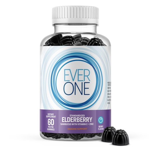[BRSRAZQ2B4OWKFIZ] Sambucus Elderberry Gummies for Adults with Vitamin C and Zinc- Immune Support Supplement - Vegan, Gelatin Free, Gluten Free, GMO Free- Delicious Berry Flavored, Black Elderberry Immune Gummy Vitamins