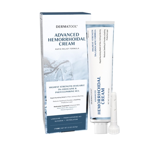 [BRSRMBAOB4FWKCL2] Hemorrhoid Treatment - Advanced Hemorrhoid Cream 5% Lidocaine & Phenylephrine - Hemorrhoid Shrinking Treatment - Rapid Relief of Pain, Swelling, Bleeding, Itching and Burning - Fissure & Hemorrhoids