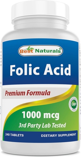 [BRSWYAIYAEDR6ELU] Terbaik Acid Folic 1000 mcg (Vitamin B9), 240 tablet