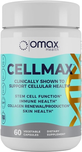 [BRSRAEACCF7GKCDK] Omax3 Cellmax - Wspiera zdrowie komórkowe, Clinically Proven, PolySea Seaweed Extract, Ochrona przeciwutleniająca, Promotes Collagen Production, Wzmacnia funkcje immunologiczne, Zrównoważona i Czysta Formuła