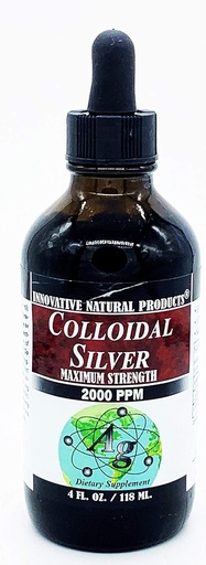 [BRSWYHT4CIOWG3D3] Colloada Silver 2000 PPMB (4 oz) per productes naturals innovatius