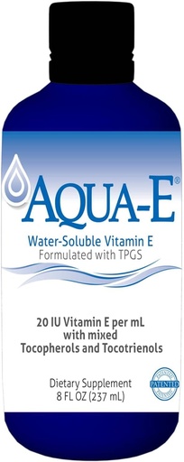 [BRSWIYQMBMMWIGQ7] UNIQUE E A.C. Grace Company, Aqua-E Water-Soluble Vitamin E, Tocopherols & Tocotrienols, 8 fl oz (237 ml)