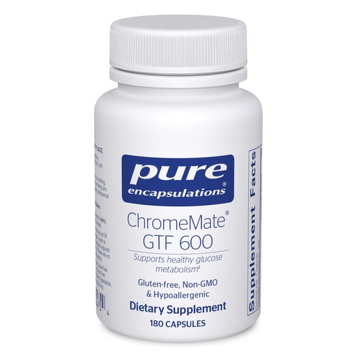 [BRSWIY37CIORQC3Y] Pure Encapsulations ChromeMate GTF 600, 180 Capsules | Supplement for Metabolism and Lean Muscle*, Metabolism Support*, Enhanced Support*
