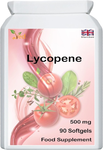 [BRSWICDYBENBEGTY] Lycopene 500 mg | 90 Softgel, 3 Month Supply.