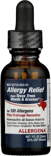 [BRSWECQBOANAOALH] PROGENA - Allergena Texas Trees - Allerics Relief Drops (1 Fl Ounce)