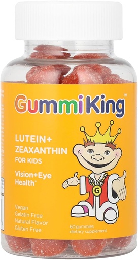 [BRSWYBQ2AEIQG23Z] Gummi King Lutein + Zeaxanthin Gummi (Dietary Supplement), Natural Mango, 60 Count