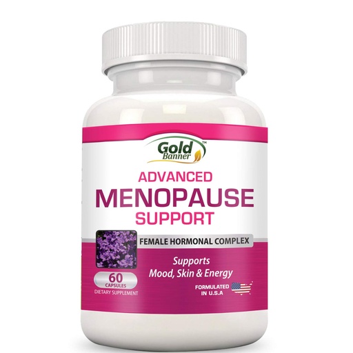 [BRSWIBY5CYMAY3TM] Advanced Menopause Support - Natural Female Hormonal Complex for Hot Flashes, Mood Swings & Vaginal Dryness - Black Cohosh, Soy Isoflavones & Herbal Extract Formula - Does Not Include Hormones