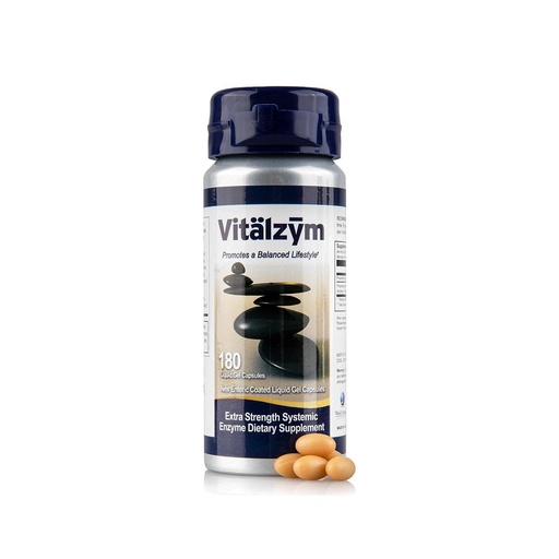 [BRSWIZYZOMDWEDTU] VITÄLZYM Proteolytic Systemic Enzymes Liquid Gel Capsules with Serrapeptase, Immune and Joint Support, Natural Ache Relief Plus Fertility Supplement 180 Capsules